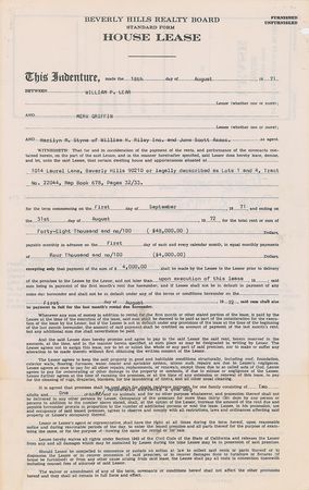 Lot #436 William P. Lear Signed Document - Image 3