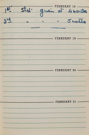 Lot #180 Kennedy Family: Maude Shaw: The personal diary of the Kennedy White House nanny - Image 21