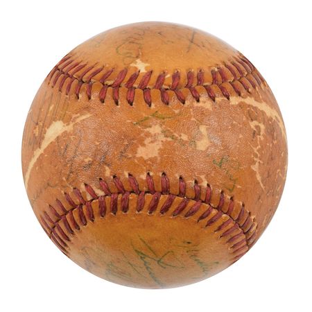Lot #995 Baseball Hall of Famers: Rare assemblage of baseball legends, highlighted by Ty Cobb, Tris Speaker, and Jimmie Foxx - Image 5