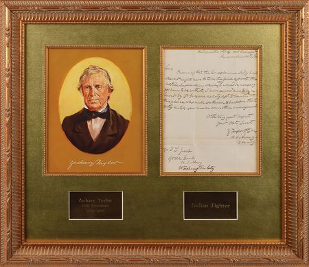Lot #137 Zachary Taylor: Taylor forwards news of a captain ready to 