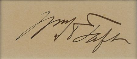 Lot #241 William H. Taft Signature - Image 2