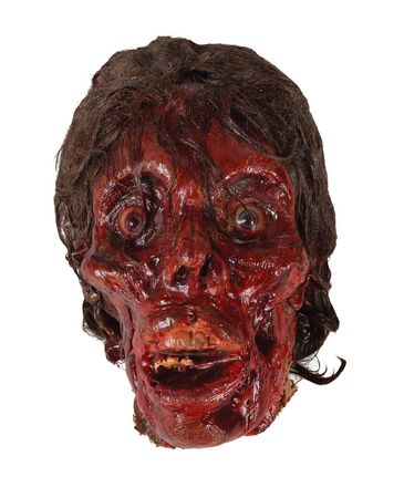 Lot #47 Screen-Used Prop Heads from The X-Files: Two melted heads from the X-Files episode 'The Pine Bluff Variant' - Image 1