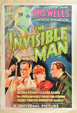 Lot #3 The Invisible Man Original Artwork Artwork