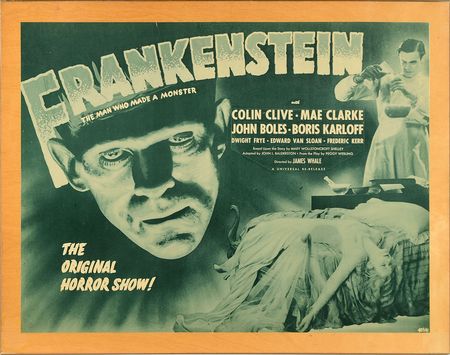Lot #4 Frankenstein 1947 Half-Sheet Poster: From