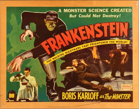 Lot #5 Frankenstein 1951 Half-Sheet Poster Poster