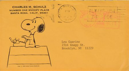 Lot #566 Charles Schulz: Wonderful Snoopy sketch by Schulz - Image 2
