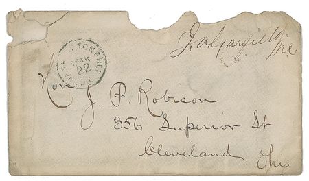 Lot #153 James A. Garfield: Congressman Garfield handles the 