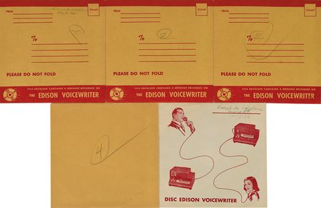 Lot #181 Richard Nixon: Autobiographical voice memos by Vice President Nixon - Image 1