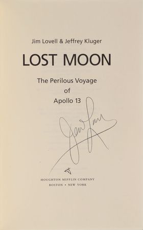 Lot #499 James Lovell Book - Image 1