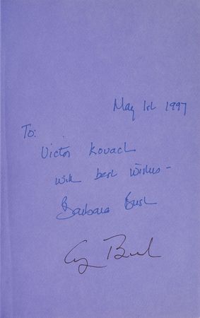 Lot #189 George and Barbara Bush Book - Image 1