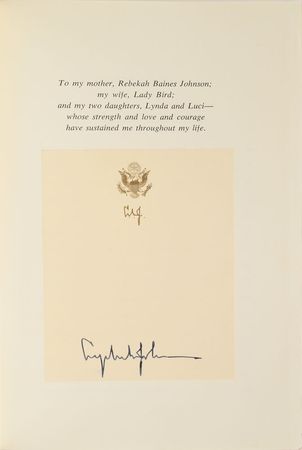 Lot #219 Lyndon B. Johnson Book - Image 1