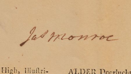 Lot #129 James Madison and James Monroe Signed Document - Image 3