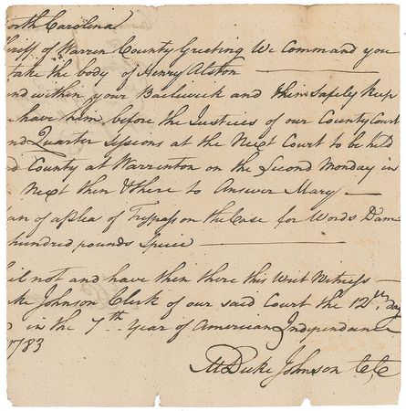 Lot #254 John Penn: Signed in the 
