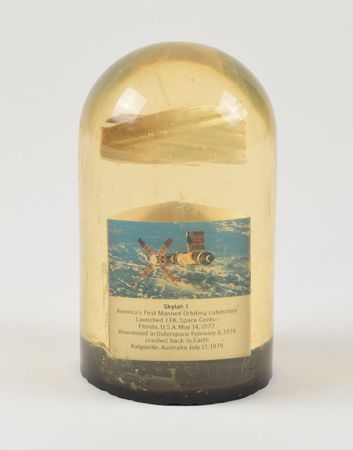 Lot #509 Skylab Flown Oxygen Supply Tank Fragment Flown Fragment - Image 1