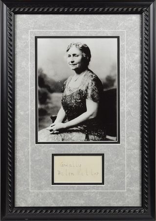 Lot #355 Helen Keller Signature - Image 1
