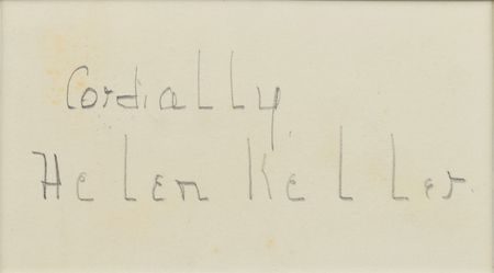 Lot #355 Helen Keller Signature - Image 2