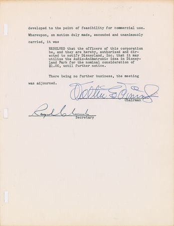Lot #558 Walt Disney: Disney plans the extension of Disneyland's monorail - Image 4