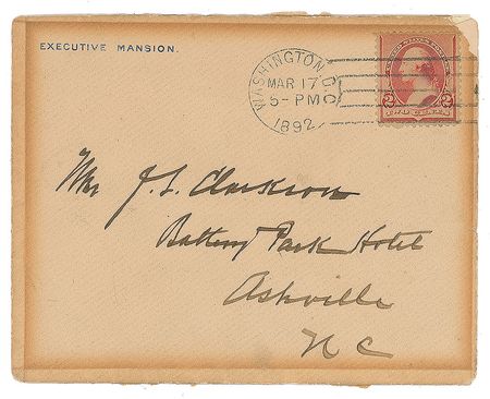 Lot #156 Benjamin Harrison Handwritten Letter Signed - Image 2