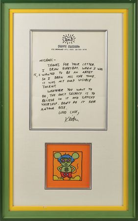 Lot #527 Keith Haring: 