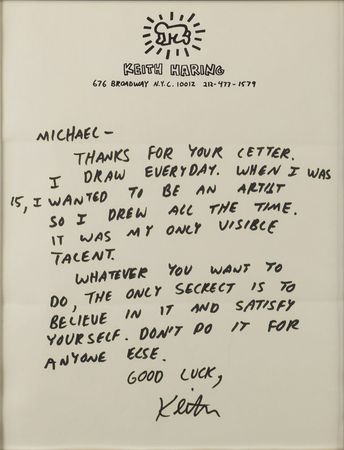 Lot #527 Keith Haring: 