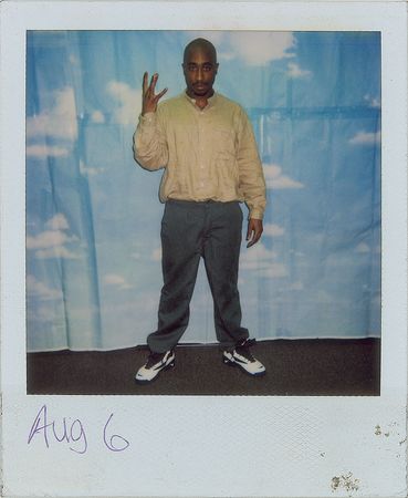 Lot #711 Tupac Shakur: One-of-a-kind group of Tupac candids, two of them annotated by Shakur - Image 3
