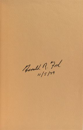 Lot #209 Gerald Ford Books - Image 1