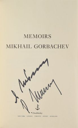 Lot #349 Mikhail Gorbachev Book - Image 1