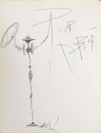 Lot #524 Salvador Dali: Wonderful twice-signed volume boasting an original sketch of Don Quixote de la Mancha - Image 1