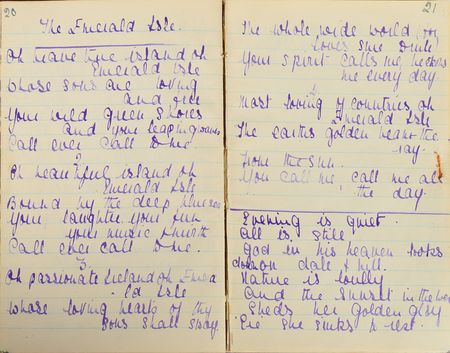 Lot #855 Vivien Leigh: Vivien Leigh's poetic musings—a remarkable handwritten anthology - Image 10