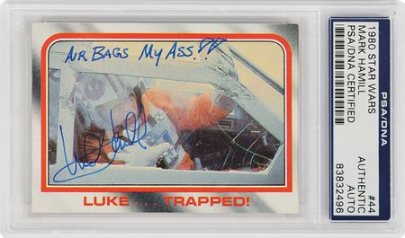 Lot #83 Mark Hamill Signed Trading Card Trading Card - Image 1