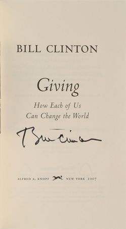 Lot #200 Bill Clinton Books - Image 1