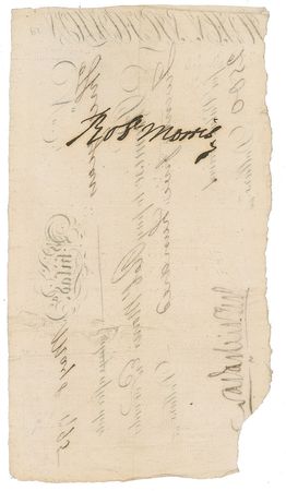 Lot #252 Robert Morris Signed Document - Image 1