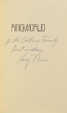 Lot #103 Larry Niven: Ringworld Signed Book - Image 1