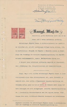 Lot #362  King Gustaf V of Sweden - Image 1