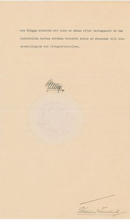 Lot #362  King Gustaf V of Sweden - Image 3
