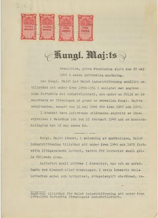 Lot #363  King Gustaf V of Sweden - Image 1