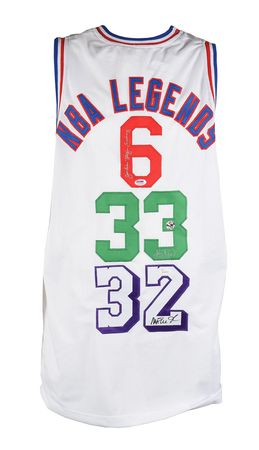 Lot #1019 NBA Legends Basketball Jersey - Image 1