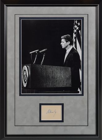 Lot #357 Robert F. Kennedy Signature - Image 1