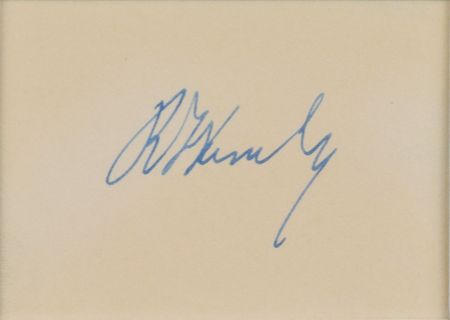 Lot #357 Robert F. Kennedy Signature - Image 2