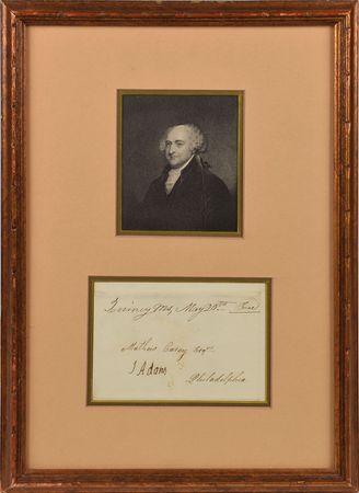Lot #127 John Adams: From Adams to a key proponent of America's early Navy - Image 1