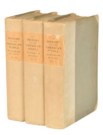 Lot #164 Woodrow Wilson: Limited 'alumni edition' of Wilson's History of the American People - Image 2