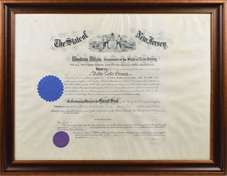 Lot #246 Woodrow Wilson: 