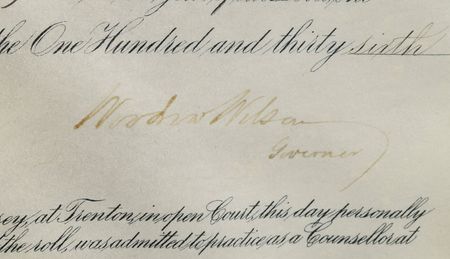 Lot #246 Woodrow Wilson: 
