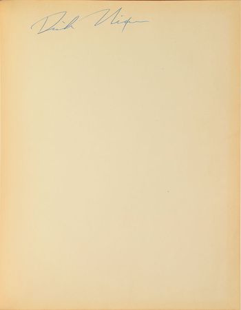 Lot #173 Harry S. Truman and Richard Nixon Book - Image 1
