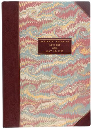 Lot #247 Benjamin Franklin: Rare twice-signed handwritten letter home from England while fighting the 1765 Stamp Act - Image 3