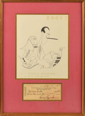Lot #670 George and Ira Gershwin: Unique 'Hi-Ho!' Gershwin brothers presentation - Image 1
