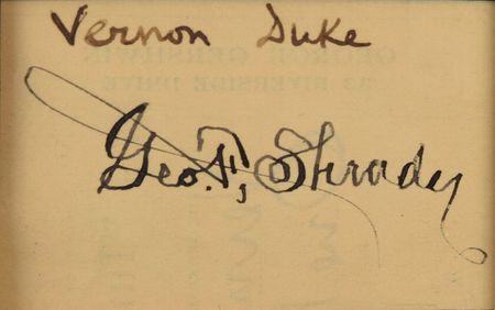 Lot #670 George and Ira Gershwin: Unique 'Hi-Ho!' Gershwin brothers presentation - Image 3