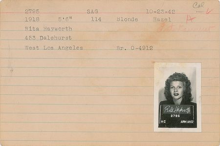 Lot #848 Hollywood Canteen: Amazing group of over 50 WWII Hollywood Canteen celebrity passcards - Image 1
