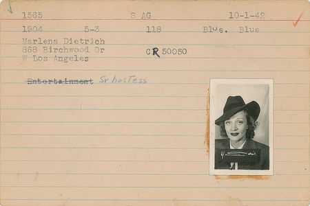 Lot #848 Hollywood Canteen: Amazing group of over 50 WWII Hollywood Canteen celebrity passcards - Image 2