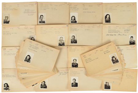 Lot #848 Hollywood Canteen: Amazing group of over 50 WWII Hollywood Canteen celebrity passcards - Image 5